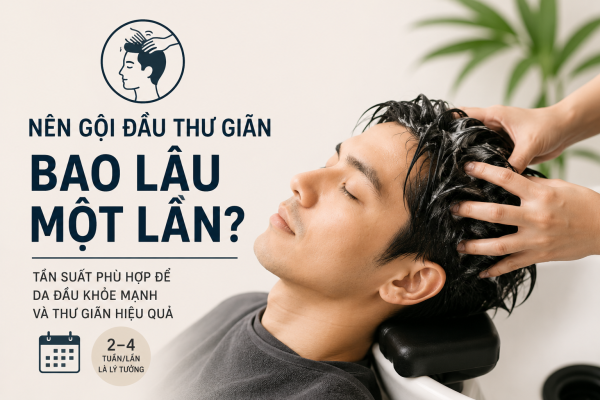 Nên gội đầu thư giãn (Head Spa) bao lâu một lần?