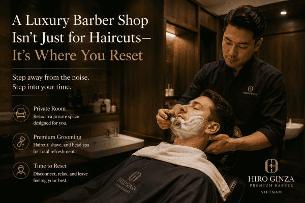 A Luxury Barber Shop Isn’t Just for Haircuts—It’s Where You Reset
