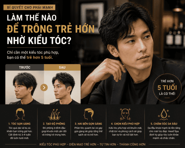 Làm Thế Nào Để Trông Trẻ Hơn Nhờ Kiểu Tóc?