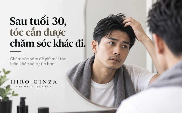 Sau tuổi 30, điều gì thay đổi ở tóc và da đầu nam giới?