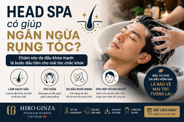 Head Spa có giúp ngăn ngừa rụng tóc không?