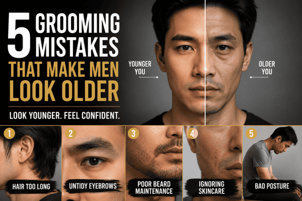 Grooming Mistakes That Make Men Look Older