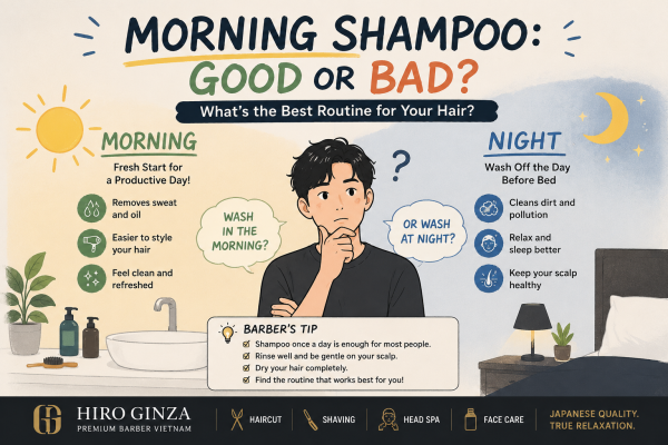 Is Washing Your Hair Every Morning Good or Bad? A Barber Explains the Best Hair-Washing Routine