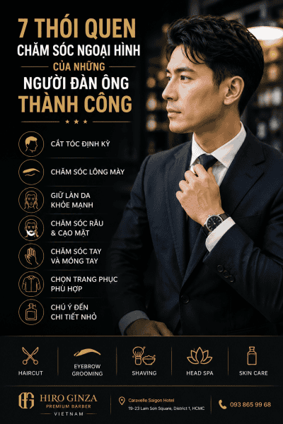 7 Thói Quen Chăm Sóc Ngoại Hình Của Những Người Đàn Ông Thành Công