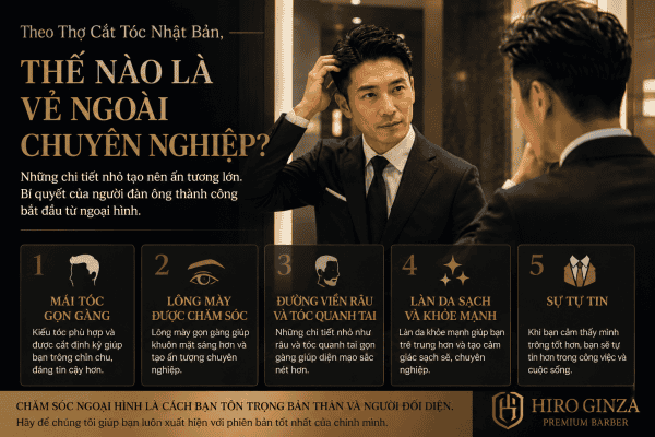 Theo Thợ Cắt Tóc Nhật Bản, Thế Nào Là Vẻ Ngoài Chuyên Nghiệp?