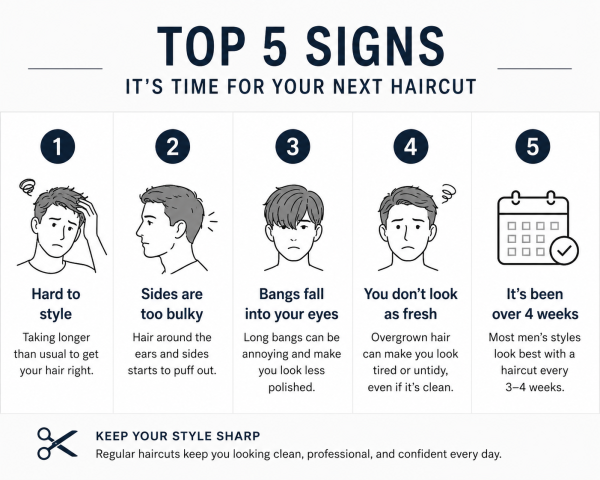 Top 5 Signs It’s Time for Your Next Haircut