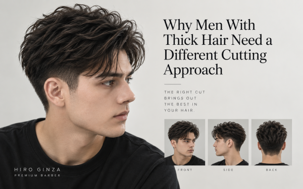 Why Men With Thick Hair Need a Different Cutting Approach
