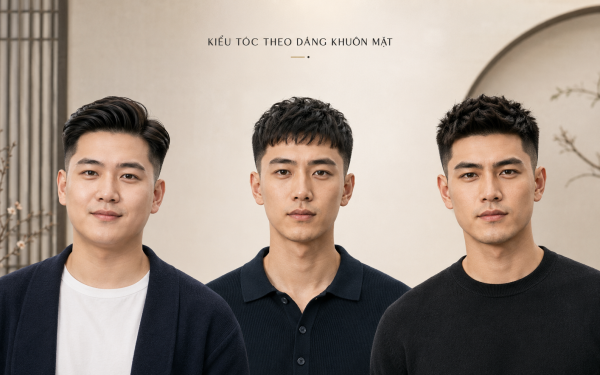Kiểu Tóc Nam Phù Hợp Với Từng Dáng Khuôn Mặt: Tròn, Dài Và Vuông
