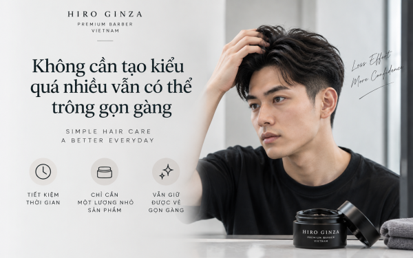 Không cần tạo kiểu quá nhiều vẫn có thể trông gọn gàng