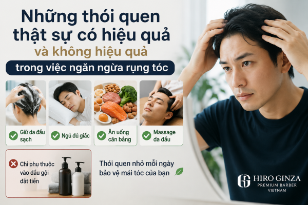 Những thói quen thật sự có hiệu quả và không hiệu quả trong việc ngăn ngừa rụng tóc