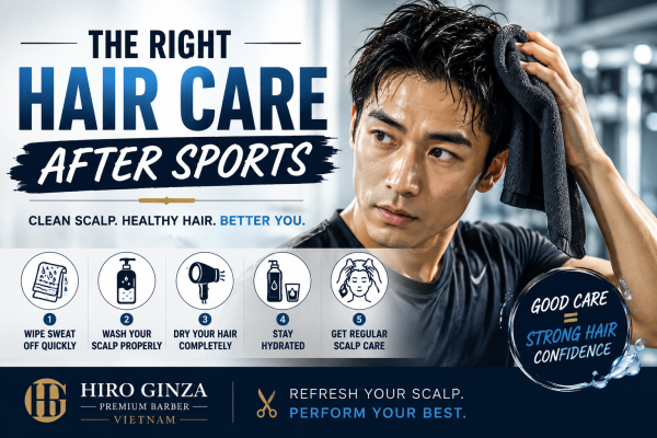 The Right Hair Care After Sports